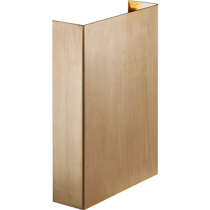 Nordlux Fold 15 utelys vegg, messing