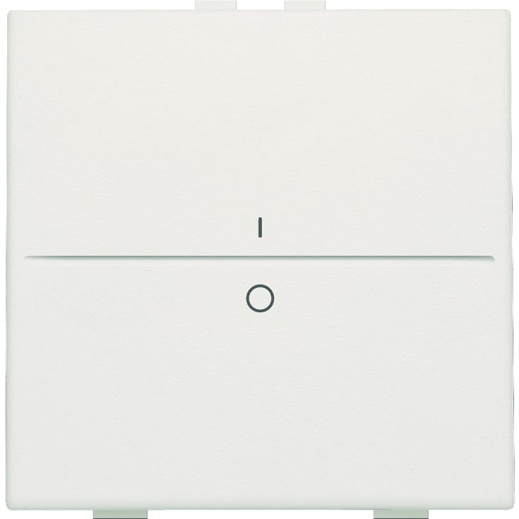Tast med IO-symbol for 2-trykk, hvit