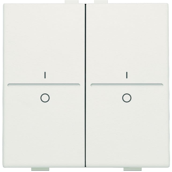 Nøkkel med IO-symbol for 4-knapps, hvit