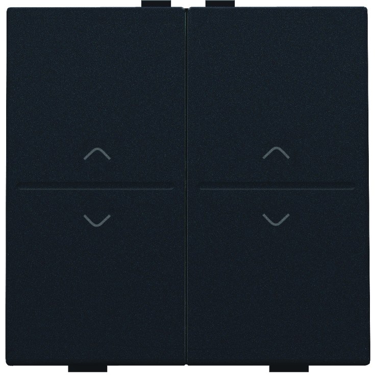 Tast med pilsymboler for 4-press, svart belagt