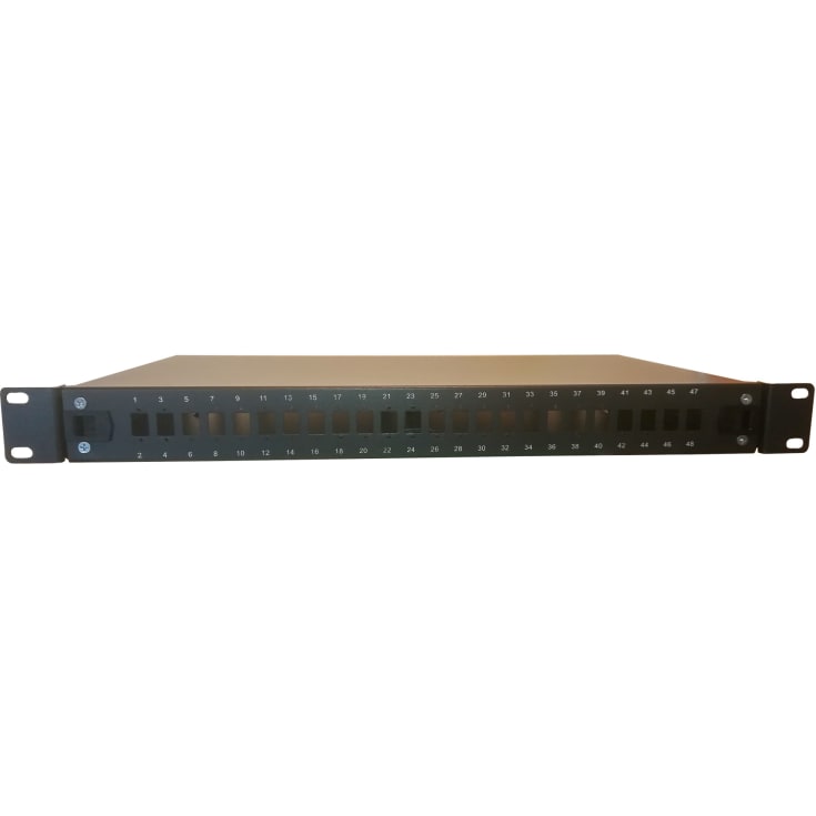 Fiberpatchbox 24 x SC simplex/LC duplex eco/global, svart