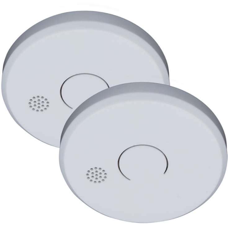 Foss Life Value røgalarm, trådløs, hvid, 2 stk