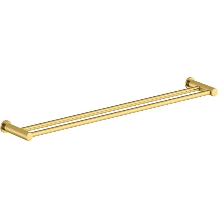 Damixa Collection håndklædestang, 80 cm, børstet messing