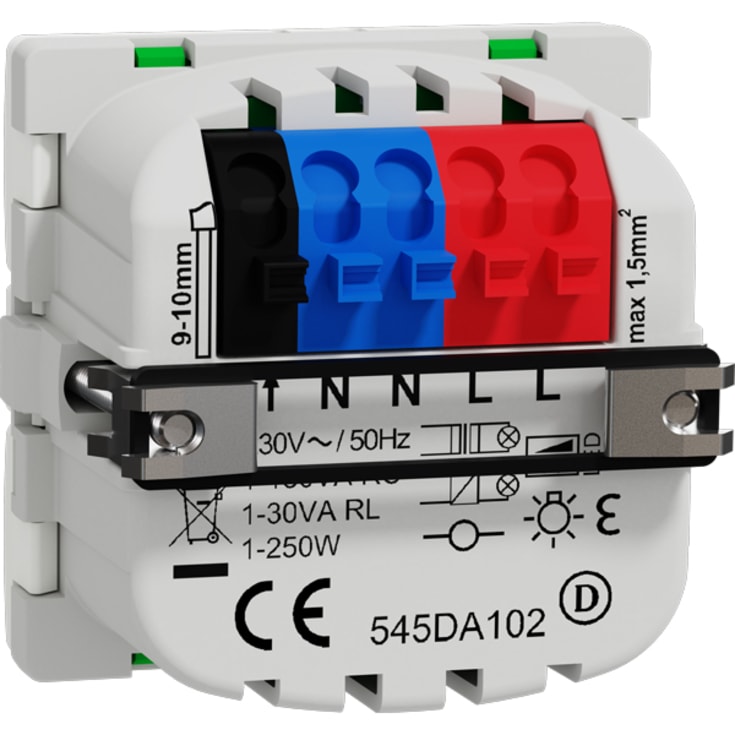 LK Fuga Wiser lysdæmper, Koksgrå