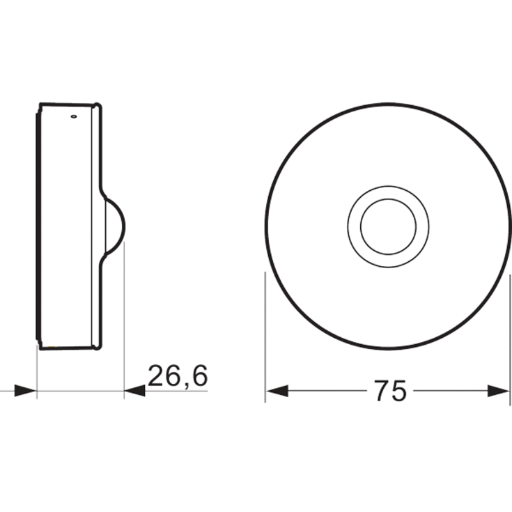 LK Wiser trådløs loftssensor, zigbee