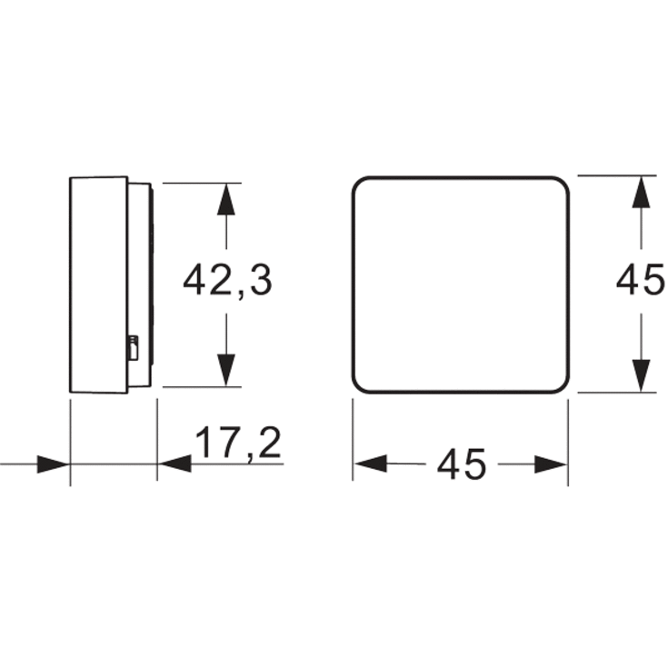 LK Wiser trådløs sensor, temperatur og fugt