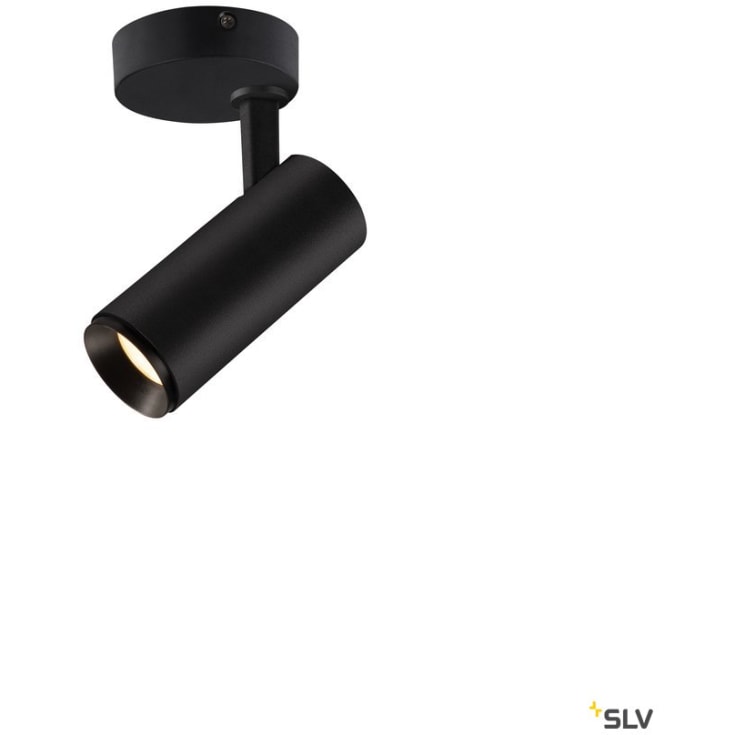 SLV Numinos S påbygningsspot, sort