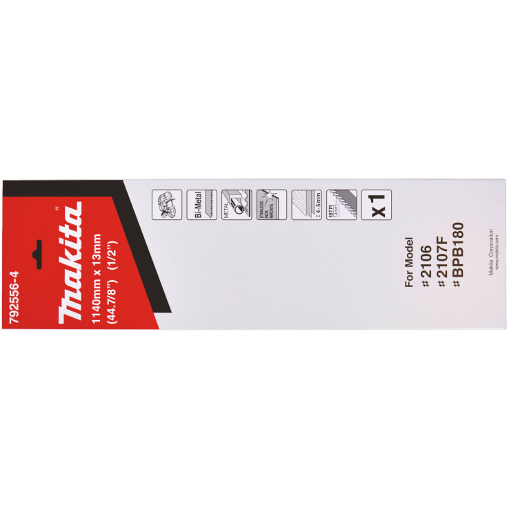 Makita bandsågblad för DPB180 bimetall 13x1140mm, 18Z