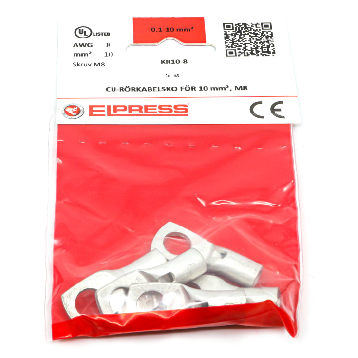 Rørkabelsko CU KR10-8-CP (5 stk pose)