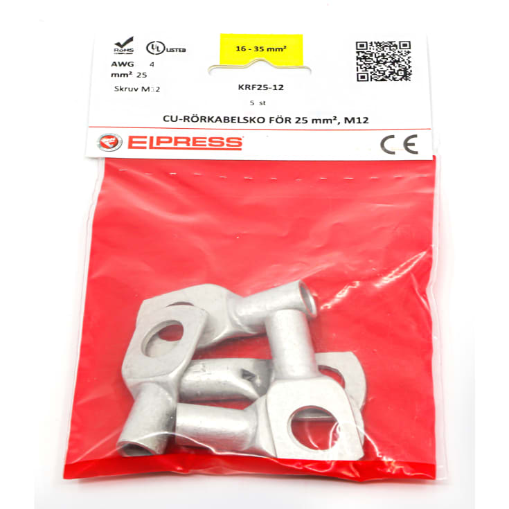 Rørkabelsko CU KRF25-12-CP (5 stk pose)