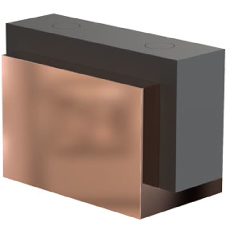 Frost dørstopper 5001, polert kobber