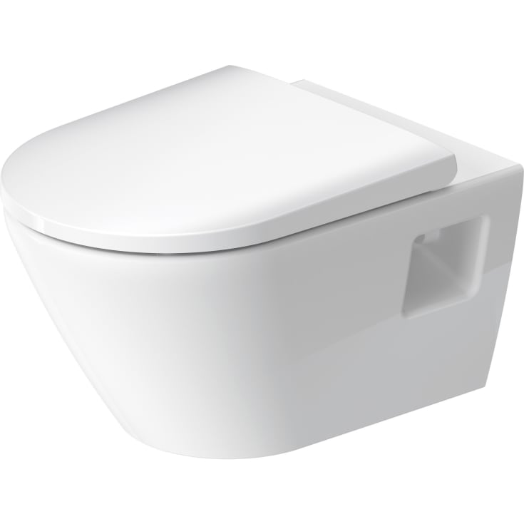 Duravit D-Neo toilet, væghængt, hvid