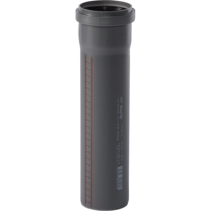 75 x 250 mm Avloppsrör PP grå