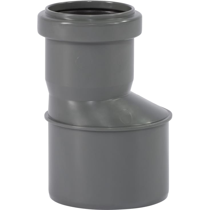Ostendorf Ø75 x 50 mm rduktioner PP grå, lang