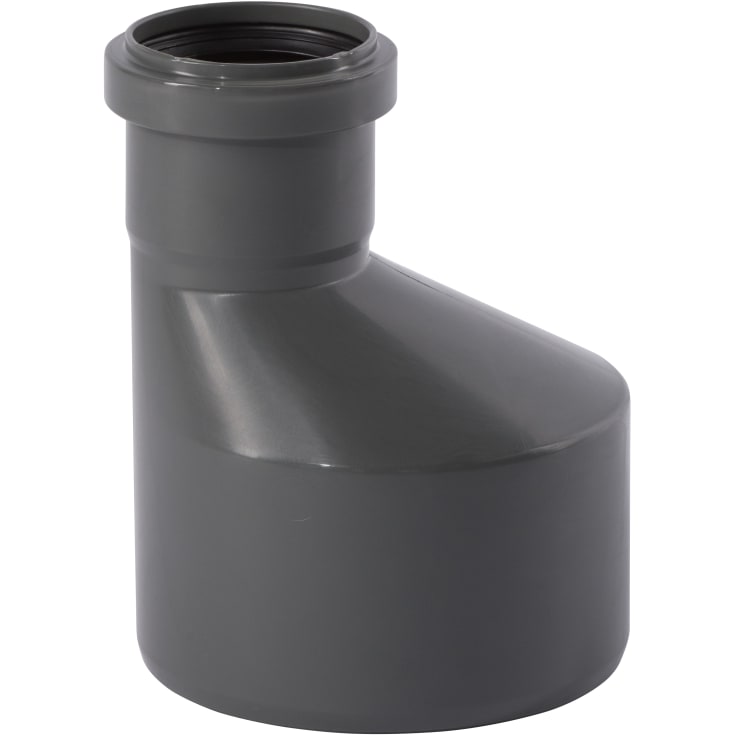 Ostendorf reduktion Ø110x50mm, grå PP