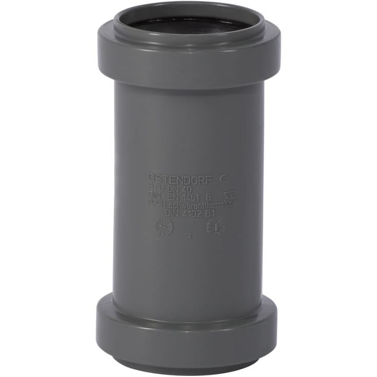 40 mm Glidhylsa avlopp PP grå