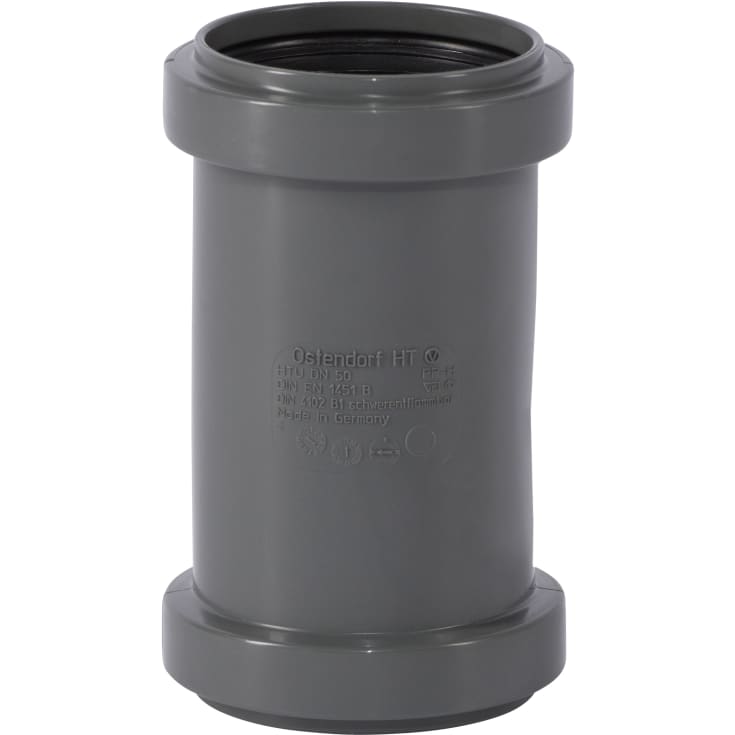 Ostendorf Ø50 mm skydemuffe PP grå