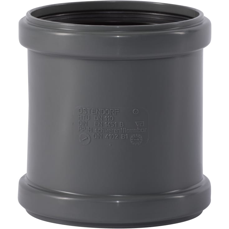Ostendorf glidhylsa Ø110mm, grå PP