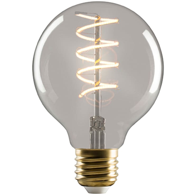 e3light Vintage E27 globepære, røykfarget