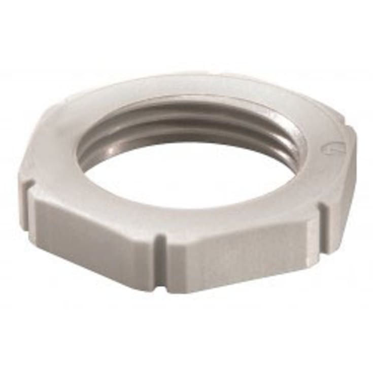 Wiska møtrik, M75x1,5, 8 mm, grå