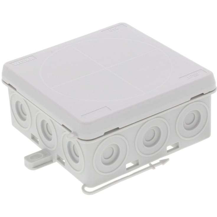 10 stk Forgreningsdåse KA 012, 86x86x41, IP55, grå