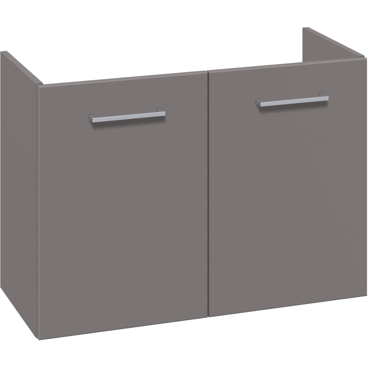 Dansani Mido+ servantskap, 80x35 cm, mat grå