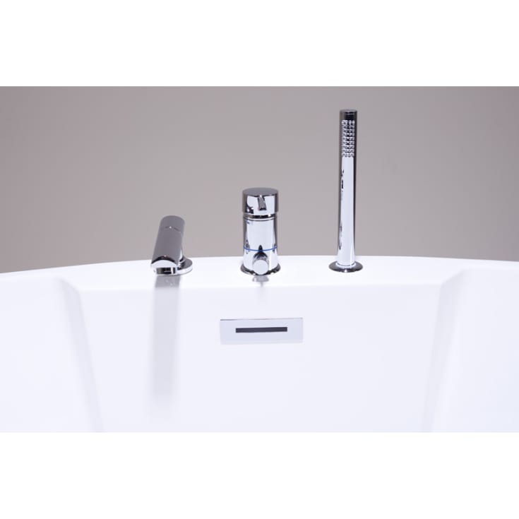 MaXXwell Vilnius badekar, 170x60 cm, hvid