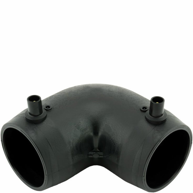 Agruline 32 mm PE EL - Svejsevinkel 90°, Vand PN16, Gas PN10