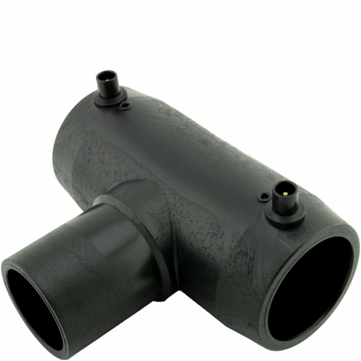 Agruline 110 mm, PE EL - Svejsetee, Vand PN16, Gas PN10