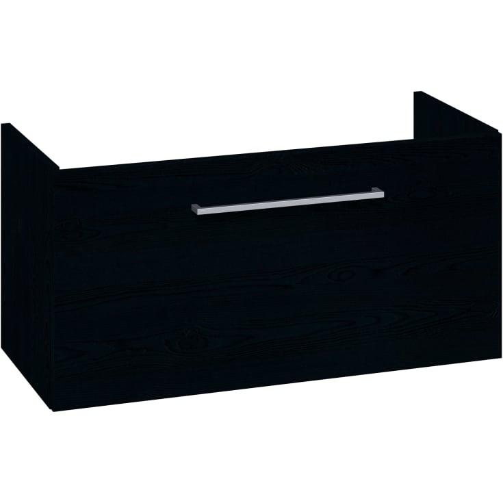 Dansani Mido+ tvättställsunderskåp, 80x35 cm, svart struktur