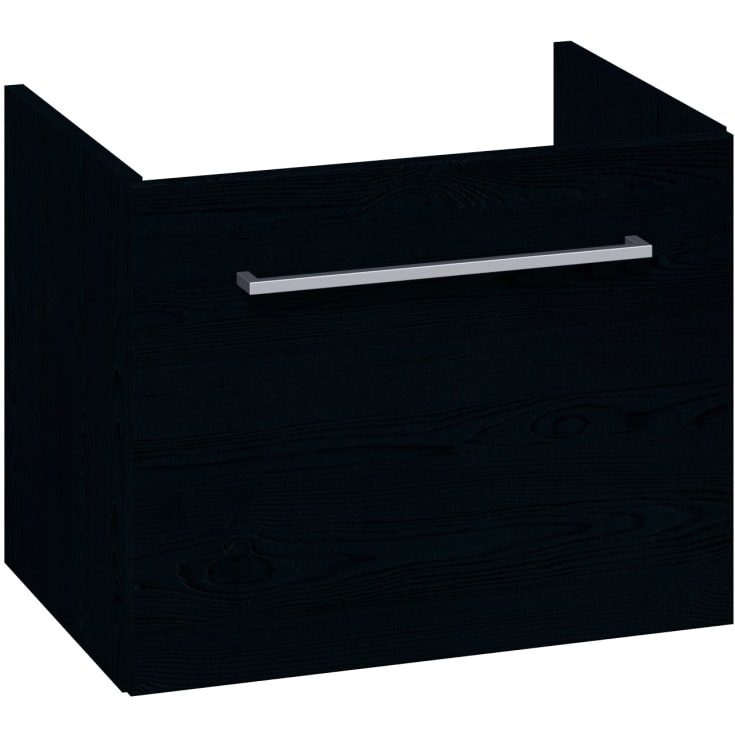 Dansani Mido+ servantskap, 50x35 cm, sort struktur