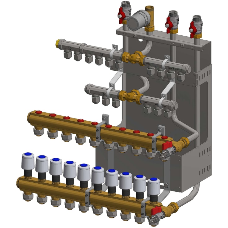 Metro Therm fordelerunit, til System 3, System 5 og 6 Slimline