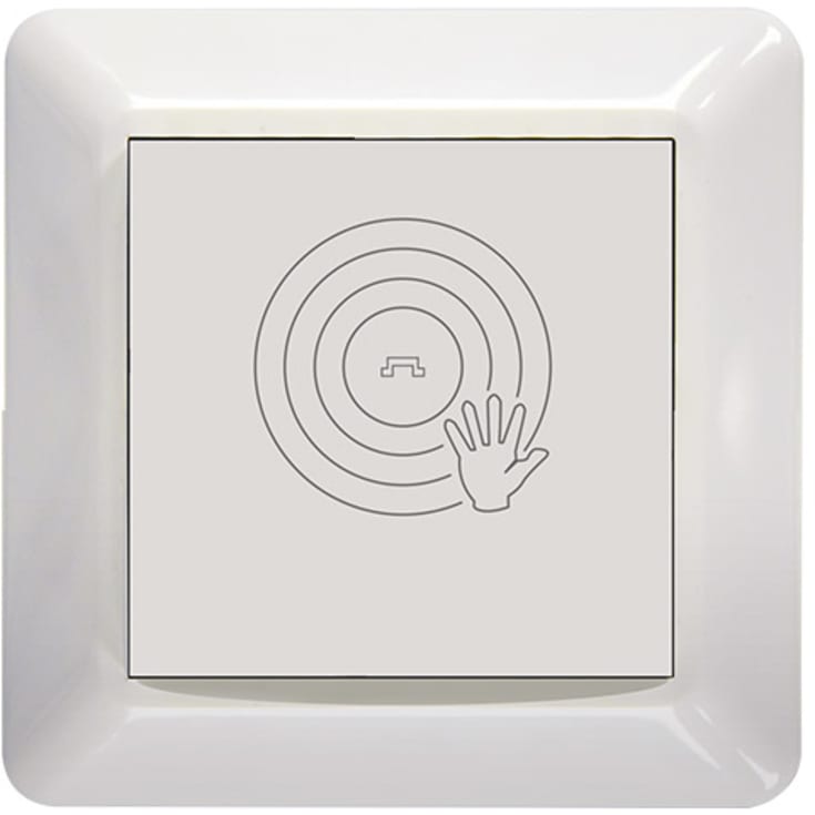 Kontaktløs bryter UnTouch puls, for f.eks. Dørautomatikk, hvit