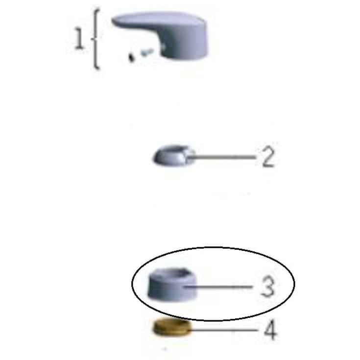 Oras Vega køkken dækkappe m/gevind