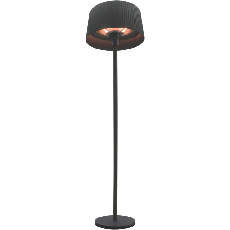 7 st Horthus terassvärmare, infraröd, golvmodell, 3-steg, 2100 W, svart