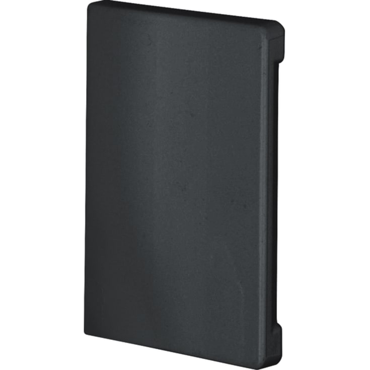 Halogenfritt endestykke for BR65100 RAL 9011