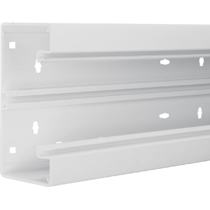 2 meter Installationskanalbund BR65170 i plast 68x170mm RAL 9016