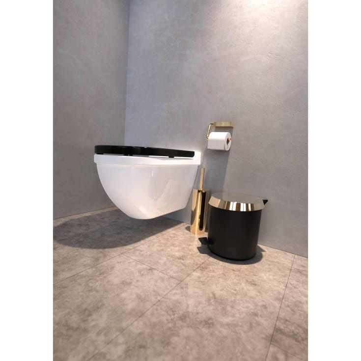 Frost Quadra toalettpapirholder 3, polert gull