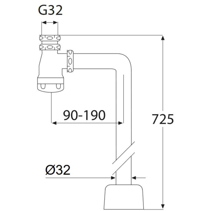 Purus vandlås, hvid