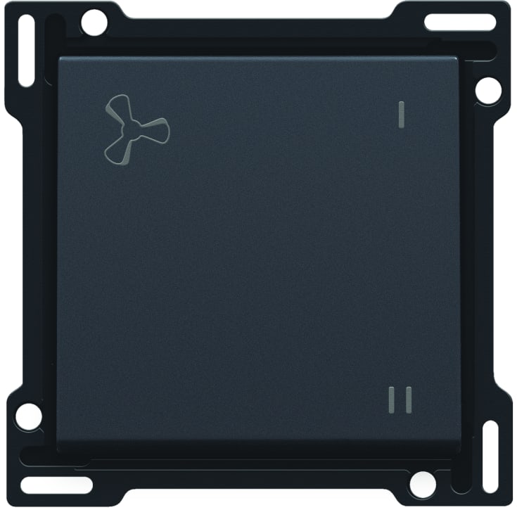 Tangent med ventilations symbol, anthracite