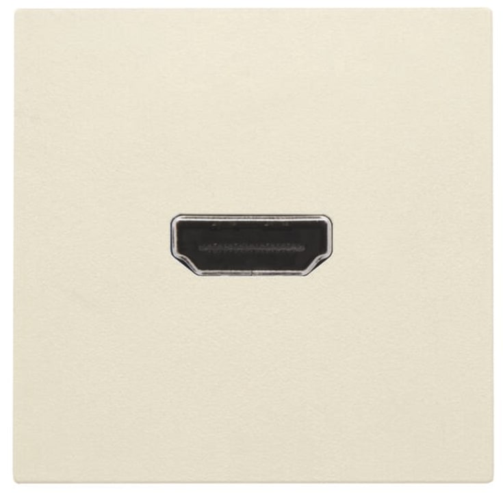 Niko HDMI udtag connector for stikmontering, cream