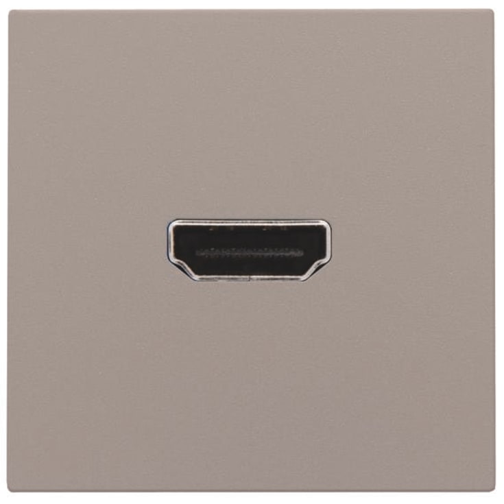 Niko HDMI udtag connector for stikmontering, bronze