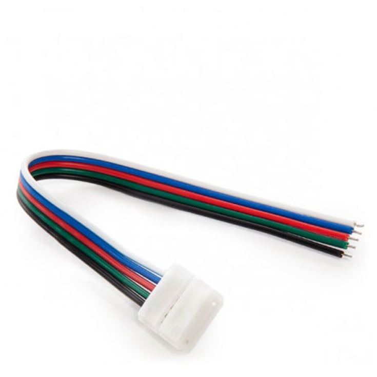 Tilslutning IP20 til 12 mm RGBW Led Strip