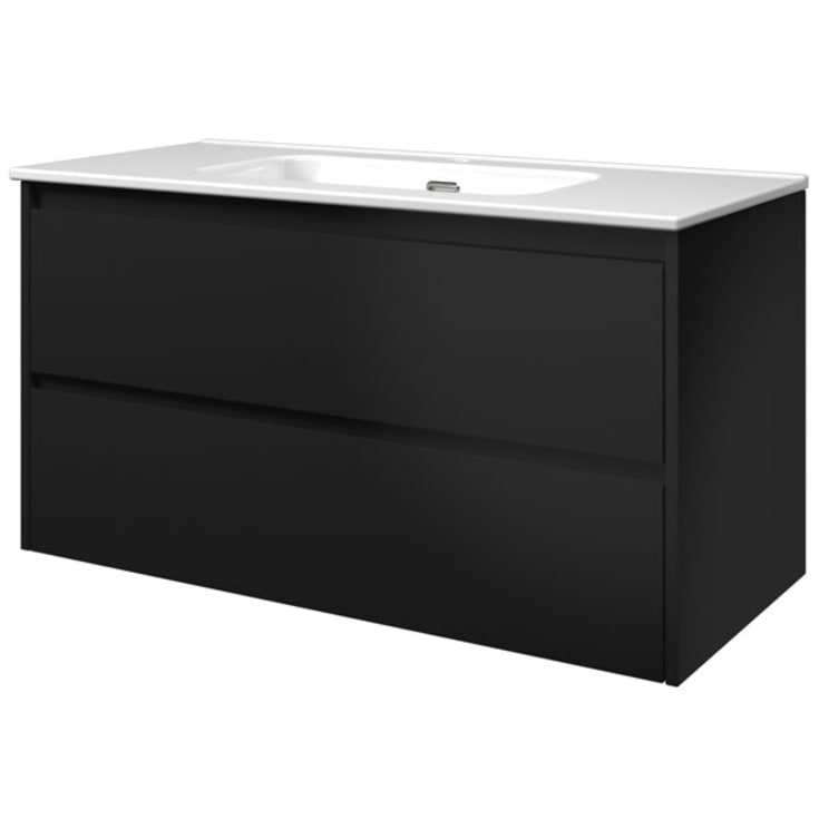 Sanibell Proline møbelpakke, 101x46,8 cm, matt sort