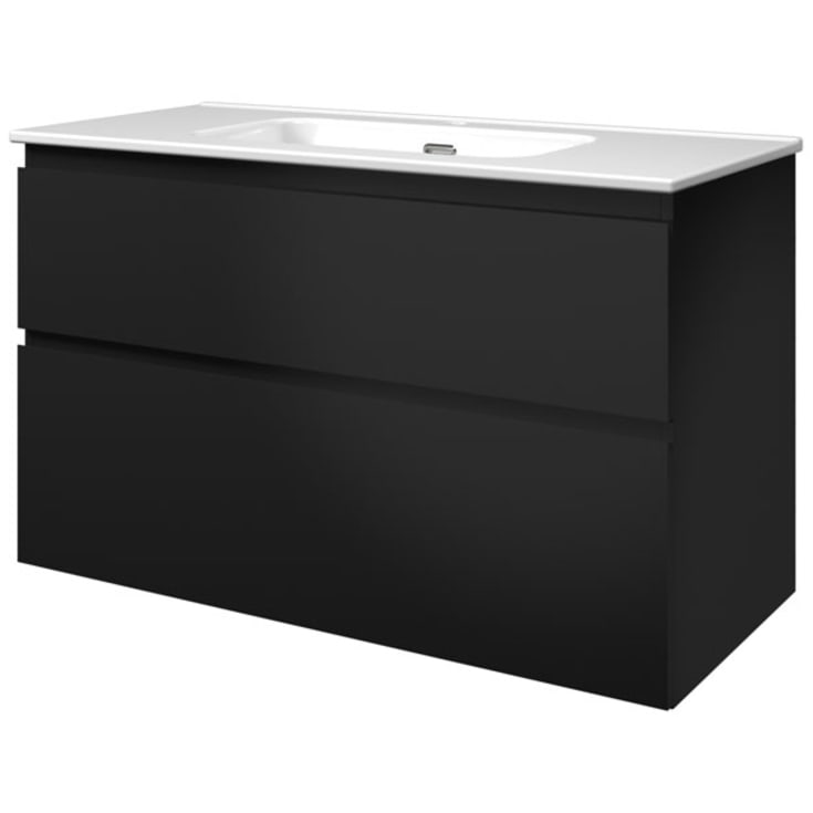 Sanibell Proline möbelpaket, 101x46,8 cm, matt svart