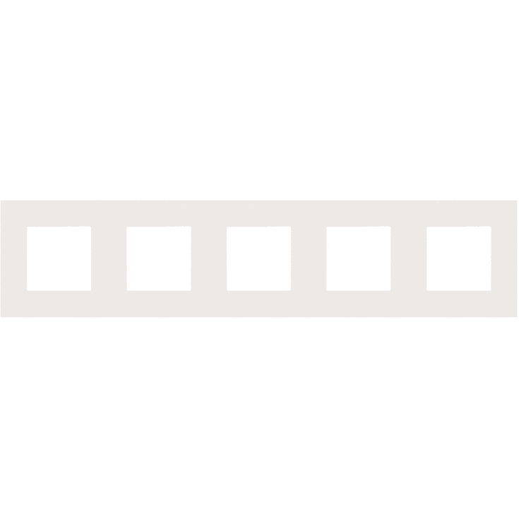 Ramme 5-modul, Pure, white steel
