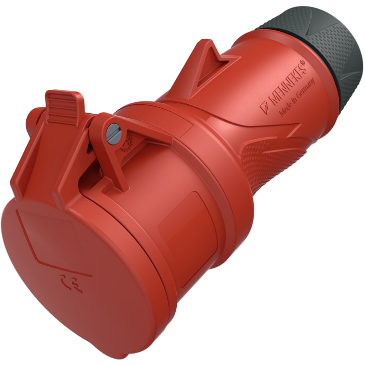 CEE Mellemled 32A 5P, 6H, 400V, IP54, Powertop Xtra S, skrueløs