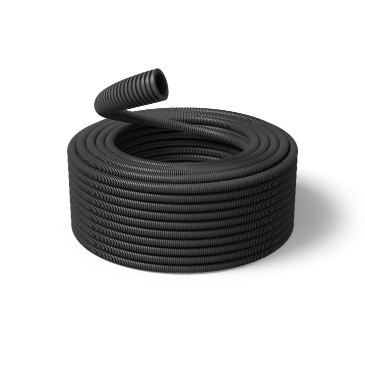 25 meter Flexrør 50 mm, LSZH, UV, Speed, 750N, sort R25
