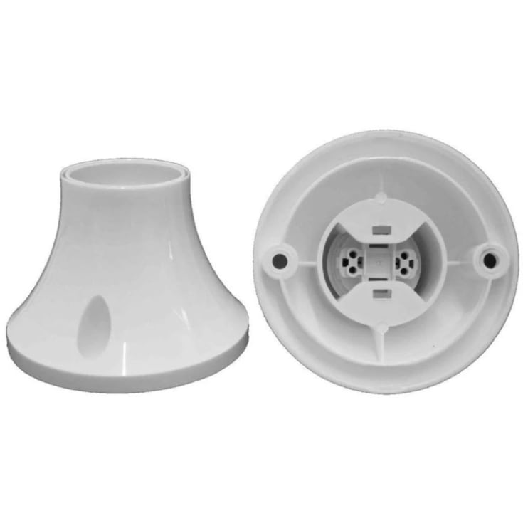 Loftfatning E27, hvid