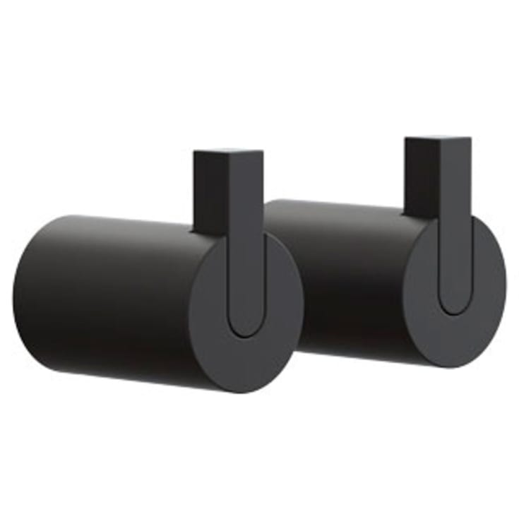 Frost Nova2 håndklædekrog, 2 stk., sort